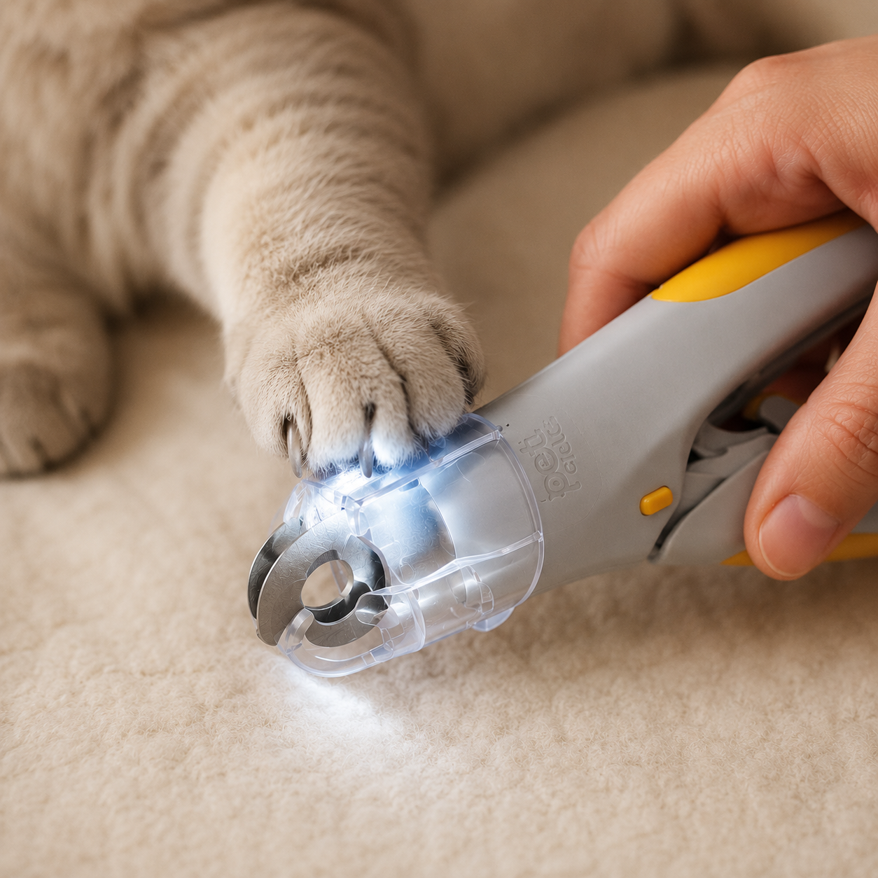 Coupe-griffes Frimousse™ — Éclairage LED de Précision pour Chien & Chat