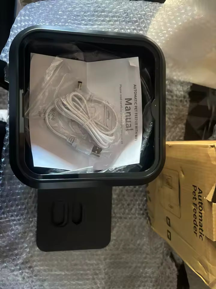 Distributeur automatique de croquettes pour chats et chiens avec minuterie