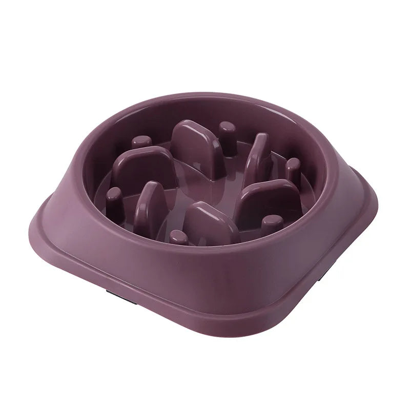 Gamelle anti-glouton pour chien et chat – Bol antidérapant