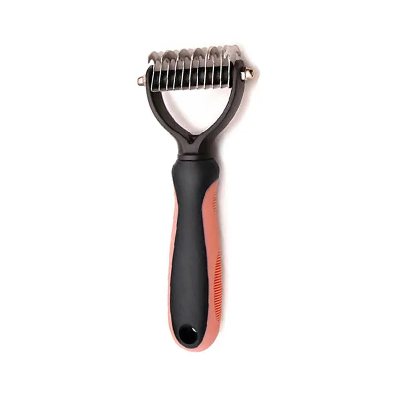 Brosse Démêlante Frimousse™ — Démêloir Professionnel Double Face pour Chien & Chat