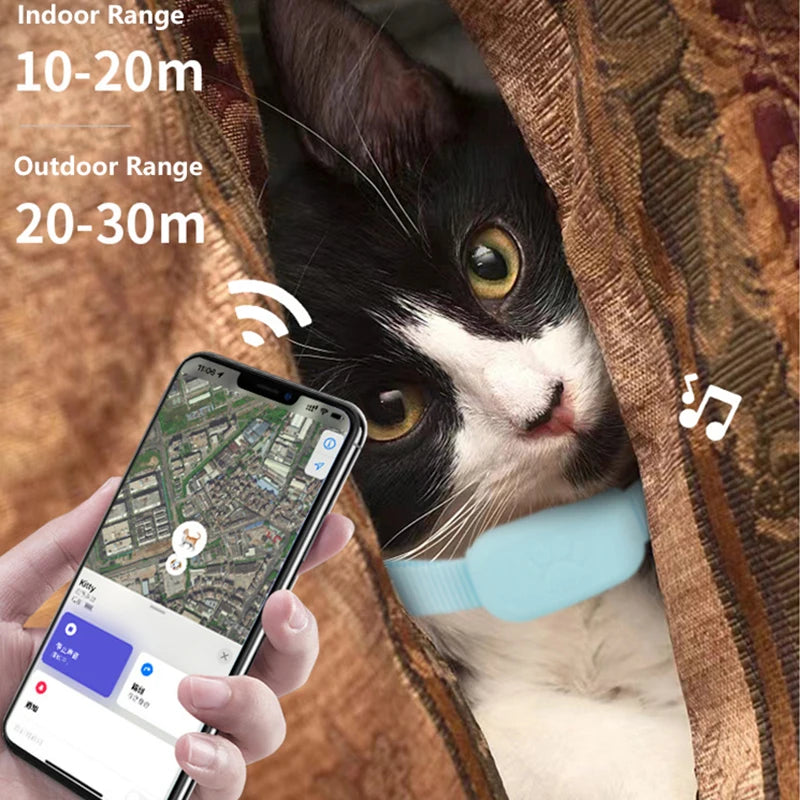 Traceur GPS étanche pour animaux de compagnie - Collier anti-perte chien et chat