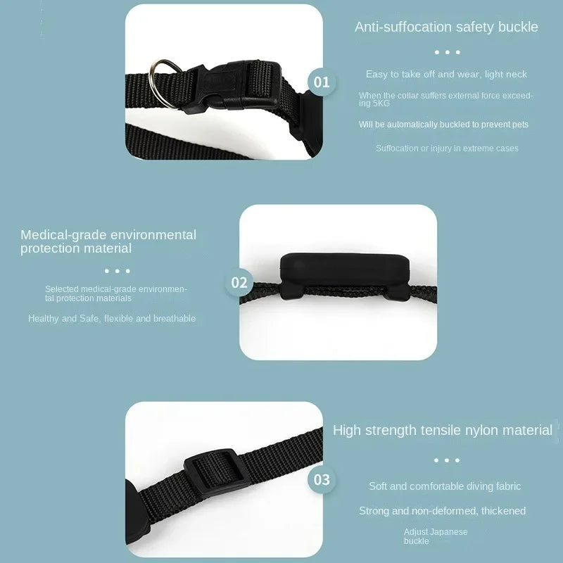 Traceur GPS étanche pour animaux de compagnie - Collier anti-perte chien et chat