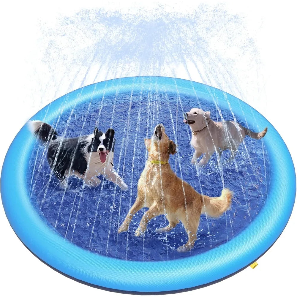 Splash Pad Frimousse™ — Tapis Aquatique Antidérapant pour Chien