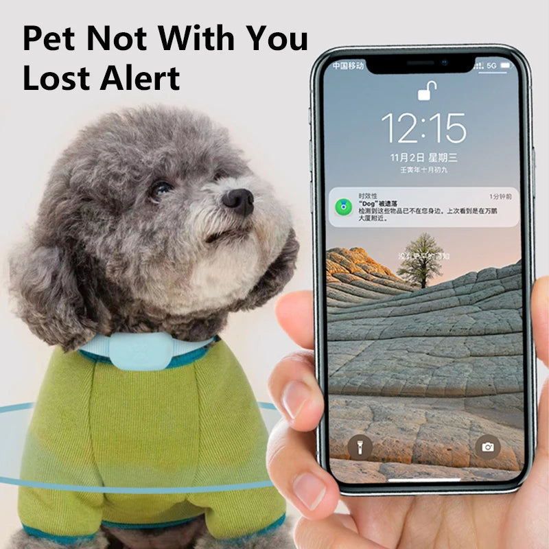 Traceur GPS étanche pour animaux de compagnie - Collier anti-perte chien et chat