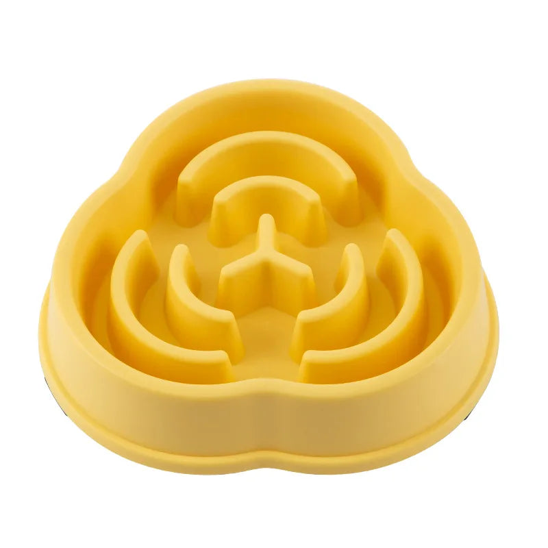Gamelle anti-glouton pour chien et chat – Bol antidérapant