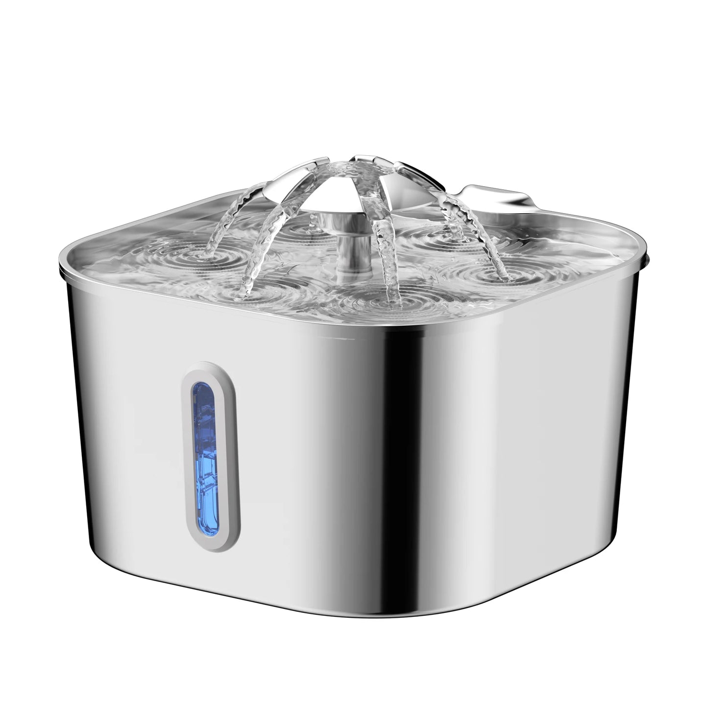 Fontaine à Eau Frimousse™ — Distributeur Automatique Inox pour Chien & Chat