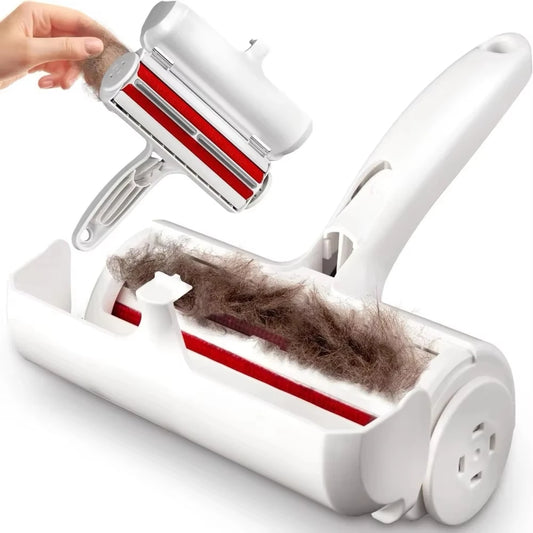 Rouleau Anti-Poils Frimousse™ — Éliminateur de Poils Réutilisable pour Chien & Chat