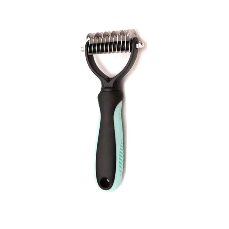Brosse Démêlante Frimousse™ — Démêloir Professionnel Double Face pour Chien & Chat