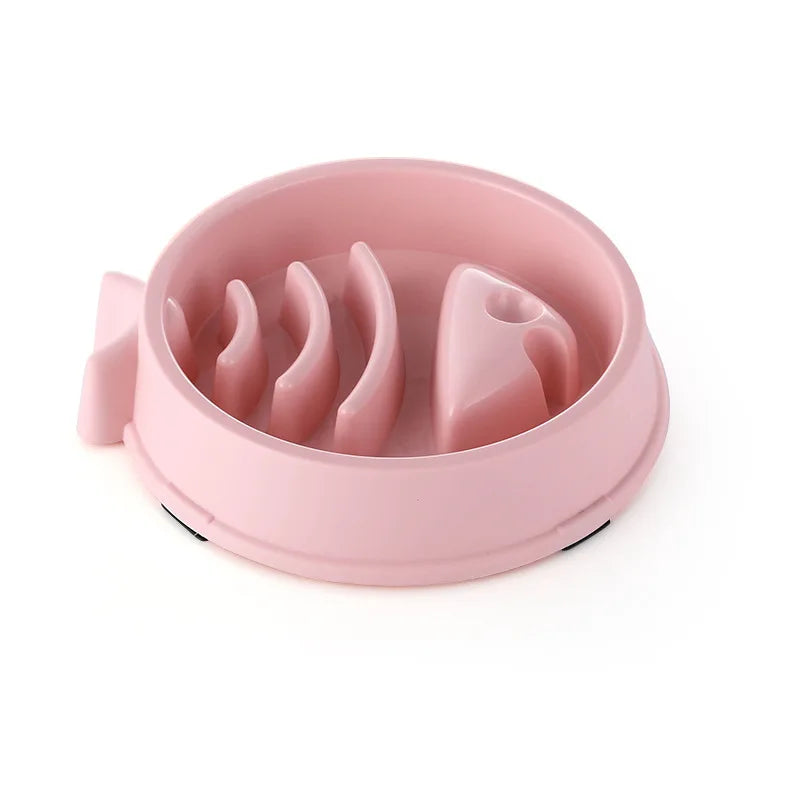 Gamelle anti-glouton pour chien et chat – Bol antidérapant
