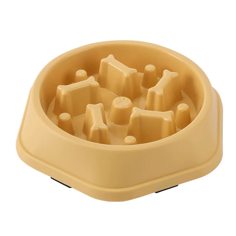 Gamelle anti-glouton pour chien et chat – Bol antidérapant