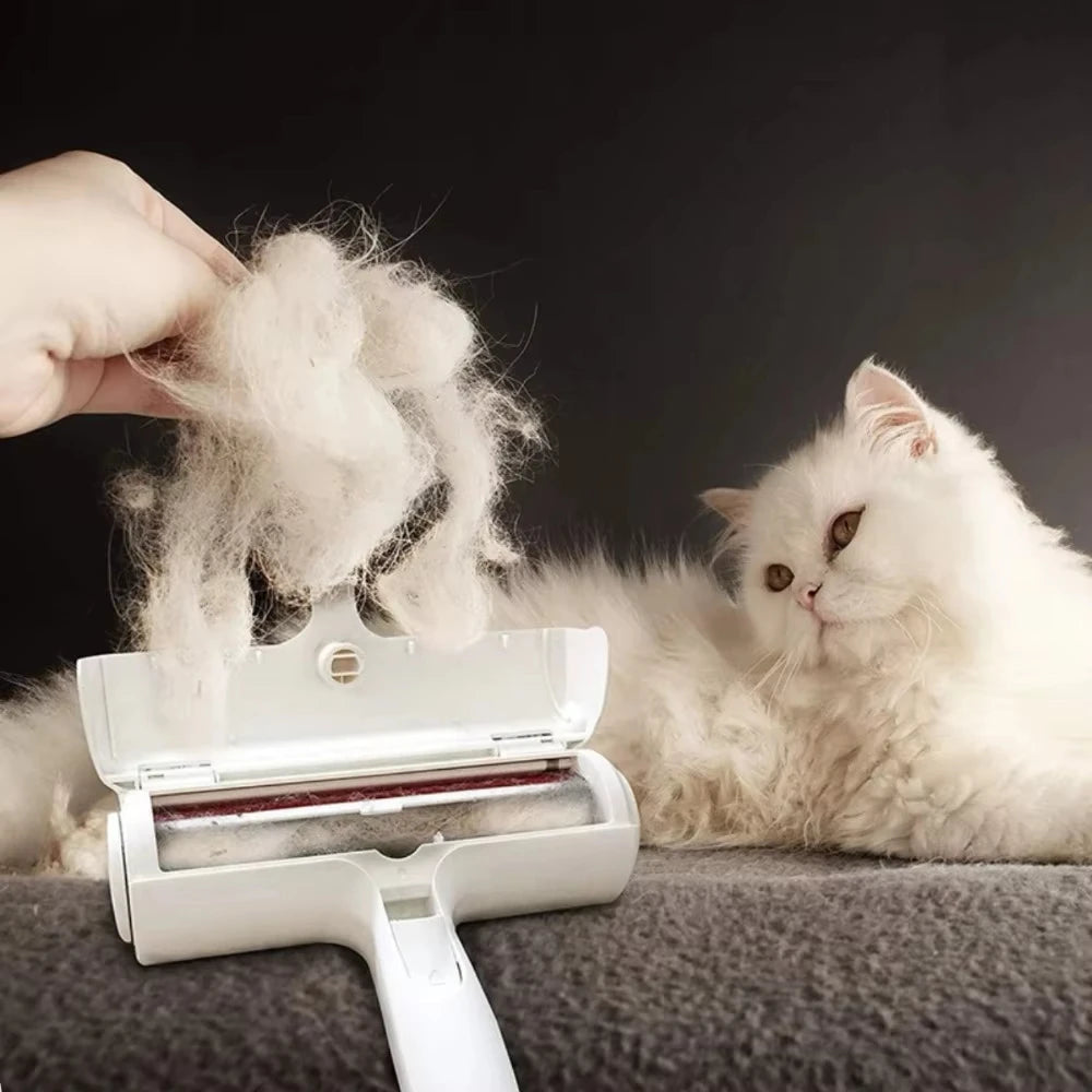 Rouleau Anti-Poils Frimousse™ — Éliminateur de Poils Réutilisable pour Chien & Chat