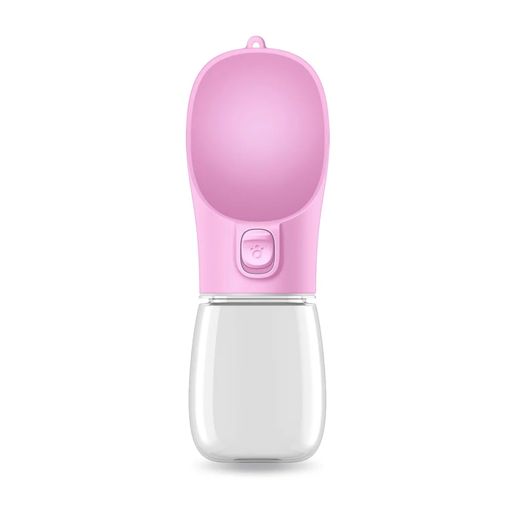 Gourde de Balade Frimousse™ — Bouteille Anti-Fuite avec Bol Intégré pour Chien & Chat