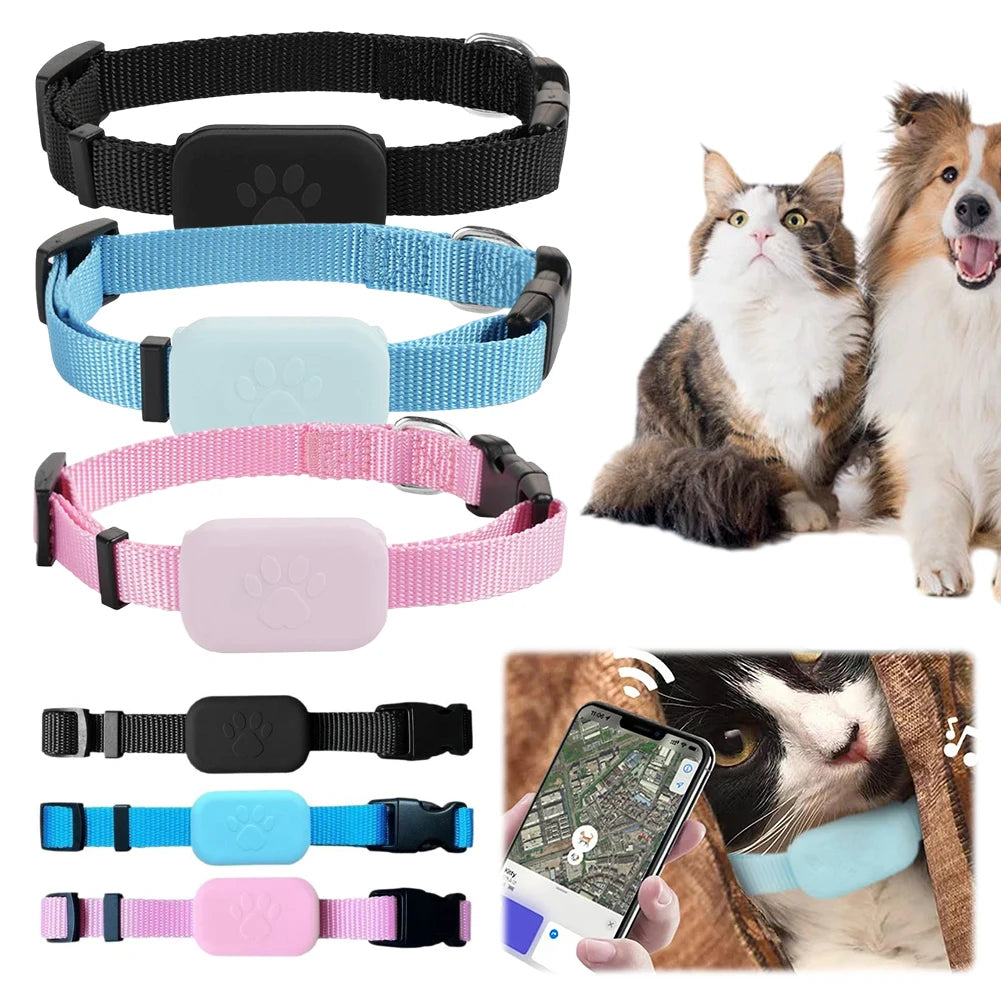 Traceur GPS étanche pour animaux de compagnie - Collier anti-perte chien et chat
