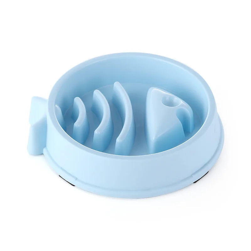 Gamelle anti-glouton pour chien et chat – Bol antidérapant