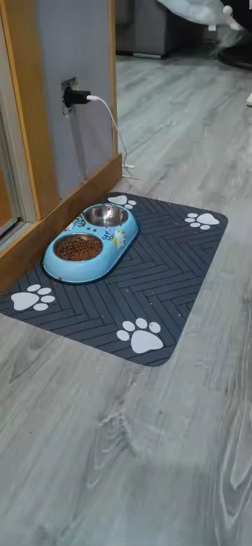 Absorbent Feeding Mat for Dogs and Cats – Non-slip Waterproof
